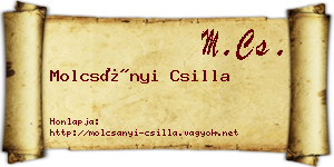 Molcsányi Csilla névjegykártya